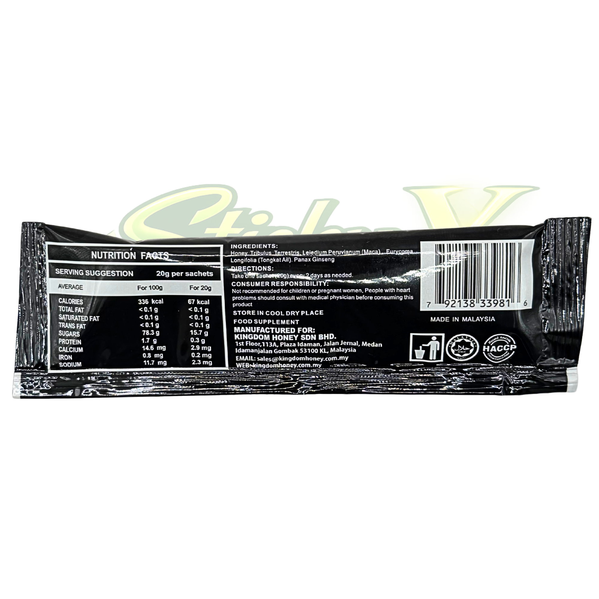 Royal Honey Extreme 1 Sobre | Miel Premium 20g