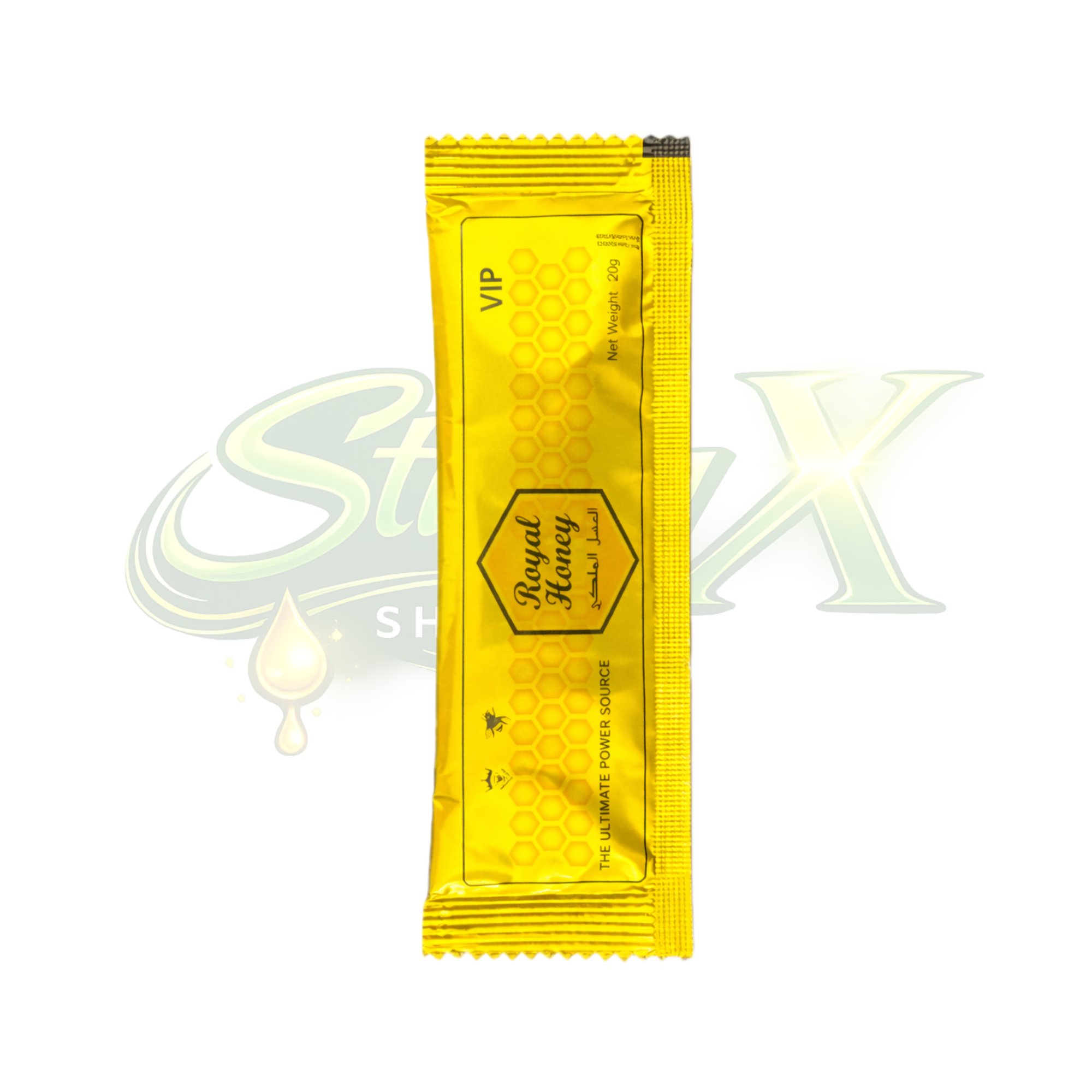 Royal Honey VIP 🍯 | Stickyx | Miel Premium con Ginseng | Sobre Individual