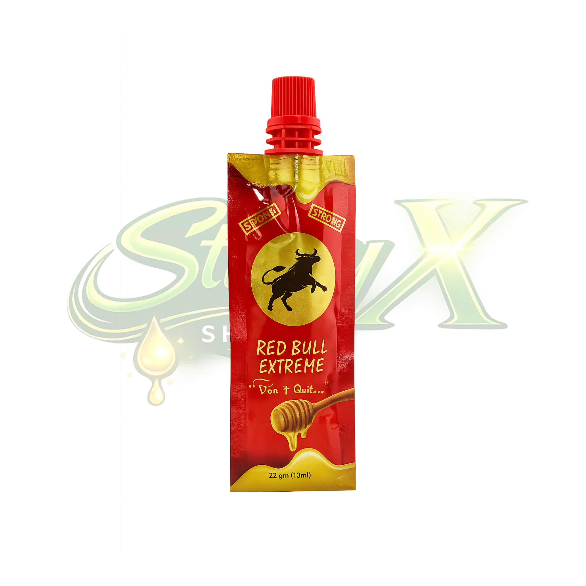 Red Bull Extreme 🔴 | Bull | Miel Premium con Ginseng | Sobre Individual 22 g